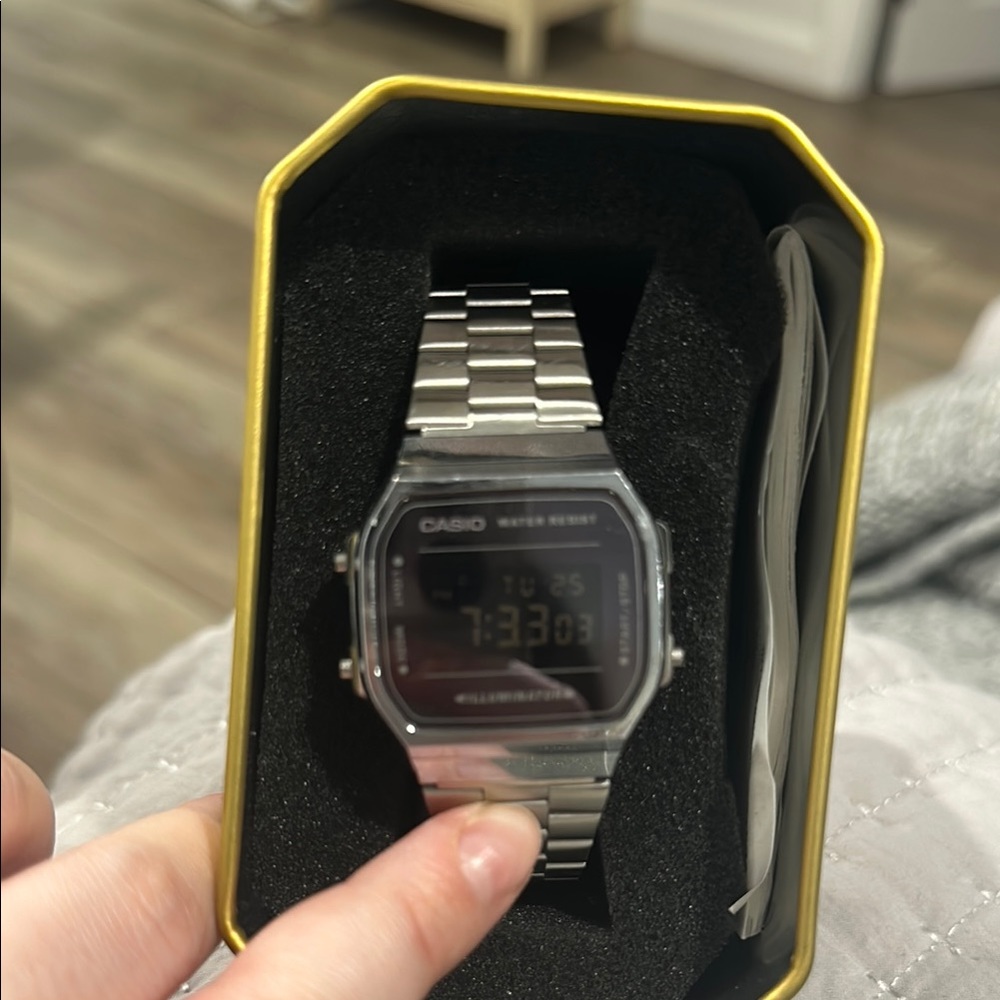 Casio Silver Digital Watch